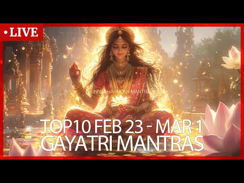 🔴 LIVE NOW | 2/23~3/1 | 7-Day Most Popular Gayatri Mantra