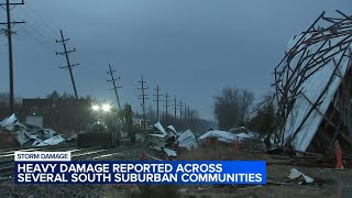 Severe storms cause damage in southwest suburbs