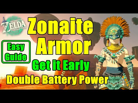 Zonaite Armor Set Location Zelda Tears of The Kingdom