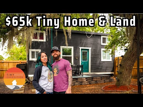 Family's Tiny House inspired by vision from God - loving simple life!