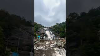 Waterfall sound ketta, heart-um refresh agidum #CoutrallamFalls  #WaterfallVibes #MonsoonMagic