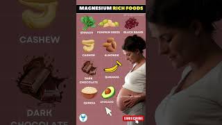 Best Magnesium rich foods for a healthy pregnancy | Eating right in pregnancy #shortsfeed #nutrition