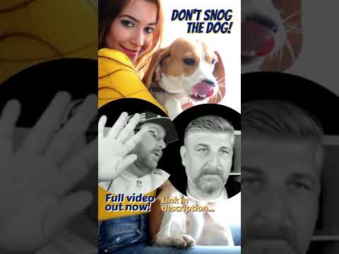 Don't Snog The Dog! Check out episode 68 of The Tuesday Show with CJ and Ted... #Shorts