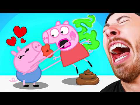 FUNNIEST Peppa Pig Animations With The MOST VIEWS?! (Funny Animation)