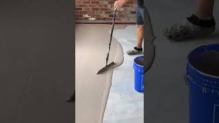 Concrete Resurfacing 🤩 Base Coating this patio👏