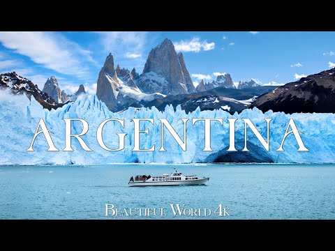 Argentina 4K - The Winter Majesty of Patagonia: Silent Snow and Eternal Beauty - Piano relax