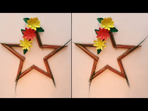 Christmas Star Making / DIY cardboard Crafts / Christmas Decorations Ideas / How to make Christmas