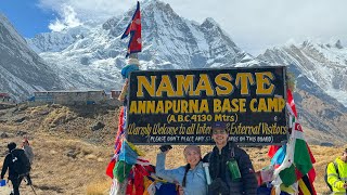 Annapurna Base Camp Trek! (6 days) - Nepal Travel Vlog / Short Film 2024!