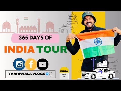 All About my 365 days Of INDIA Tour 🇮🇳😍