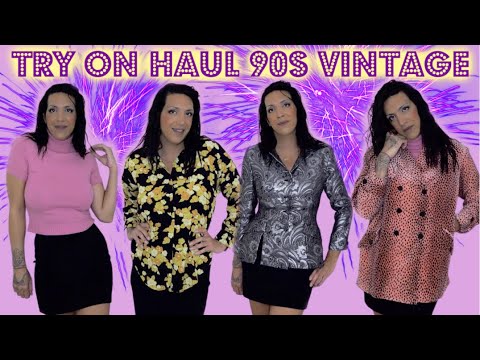 👗 HAUL TRY ON 90S VINTAGE DES USA ( Norma Kamali, Michael Kors, Tadashi etc...) #unenounoudenfer