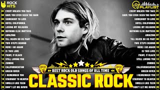 Nirvana, Led Zeppelin, Bon Jovi, Aerosmith, U2, ACDC🤘Classic Rock Songs 70s 80s 90s Full Album