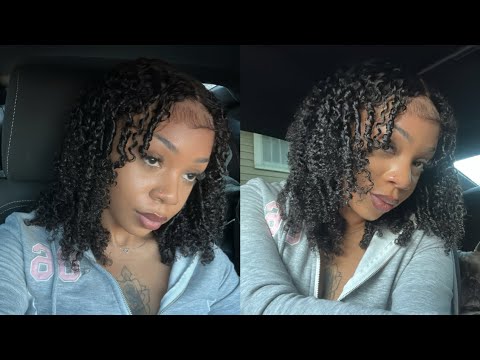 hair vlog: new byebye knots! no glue 100% glueless curly wig | ft. nadula hair