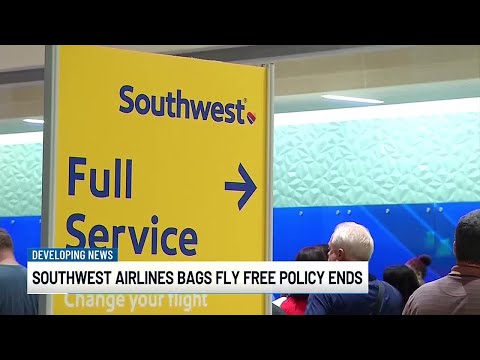 Southwest Airlines “bags fly free” police no longer in effect