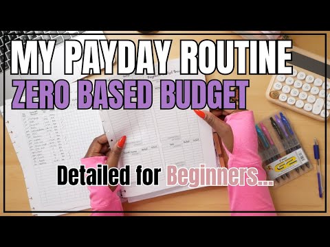 PAYDAY ROUTINE | ZERO BASED BUDGETING FOR BEGINNERS | DETAILED