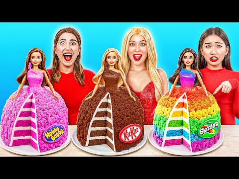 CAKE DECORATION CHALLENGE! Amazing Rich vs Poor Food Ideas by 123 GO!