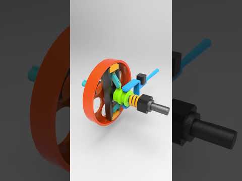 Friction Clutch Mechanism #mechanical #engineering #mechanism #cad #solidworks #fusion360