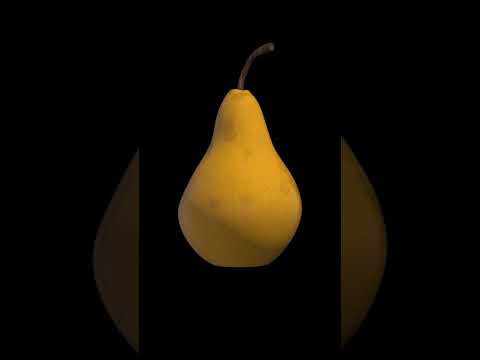 Pear In 3d ⤴️ #3d #3danimation #sweetpear #elviscostello