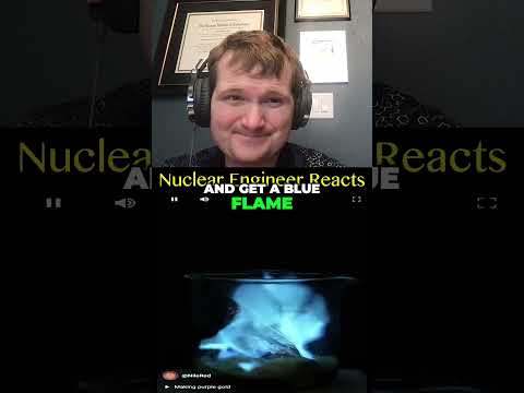 This Flame Looks Fake But is Real - Nuclear Engineer Reacts to NileRed