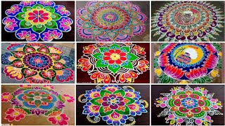 Big rangoli designs/sankranthi muggulu 2025/Pongal rangoli designs 2025/Pongal kolam 2025#rangoli