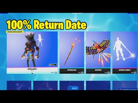 Fortnite Nitrojerry & 4th Of July Skins 2022 Return Date