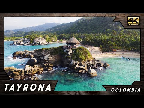 Tayrona National Park ● Colombia 🇨🇴 【4K】 Aerial Cinematic Drone Travel Video [2024]