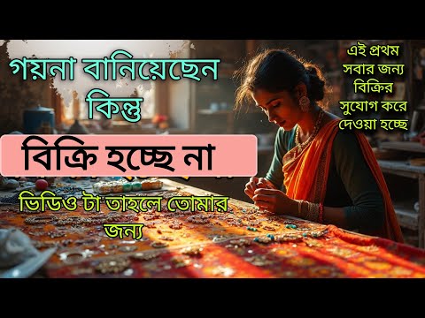 গয়না বিক্রির চিন্তা থেকে মুক্তি||Hand made jewellery making at home#kyasekya #diy