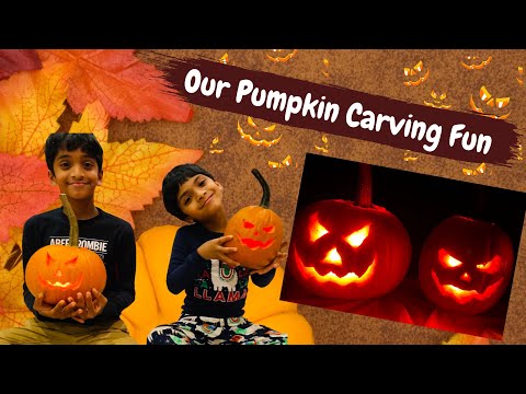 Making the Jack-O-Lanterns | Our Pumpkin Carving Fun 2021