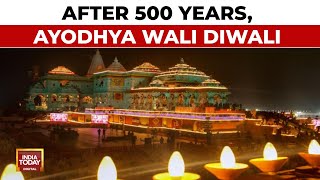 After 500 Years, Historic Diwali Celebrations In Ayodhya's Ram Mandir | India Today