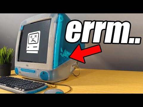 This FREE iMac G3 got DESTROYED during shipping.. can it be fixed?