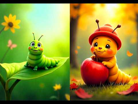 The Tiny Caterpillar | A Fun and Educational Kids Story About Growth and Transformation #kidssongs