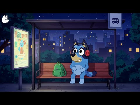 Chill Study with Bluey 🎶 Relaxing Lofi Chill 🌠 Soft & Smooth Beats for Study, Work & Sleep