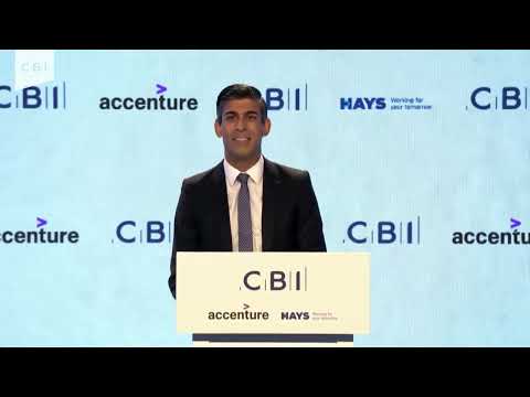 CBI Annual Conference 2022: Prime Minister Rishi Sunak, full keynote to business leaders