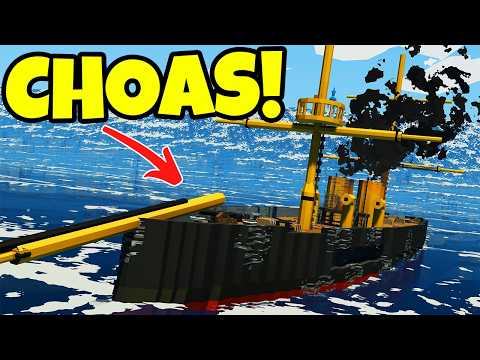 Trying EVERYTHING TO DESTROY UNSINKABLE Ships! Stormworks