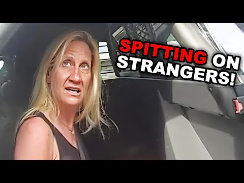 Vile Karen Arrested for Spitting on Strangers