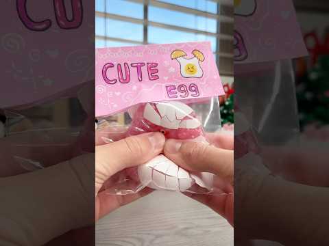 🥚Cracking egg slime DIY!? #diy #papercraft #cutecrafts #diycrafts #crafts #craft #cute #thingstodo￼