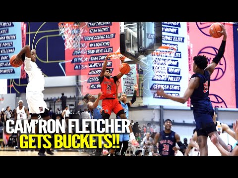 Kentucky Commit Cam'Ron Fletcher SHOWCASES HIS TALENT At NIKE EYBL SESSION 3!!