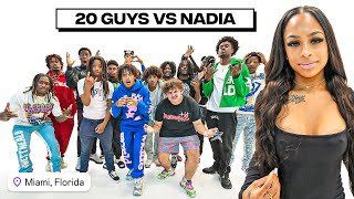 20 GUYS VS 1 INFLUENCER: NADIA **MIAMI**