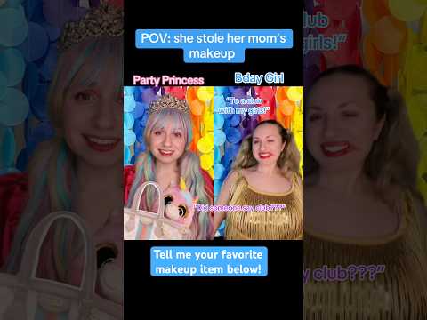 POV: She stole her moms makeup (to a club with my girls) #pov #shorts #henrydanger