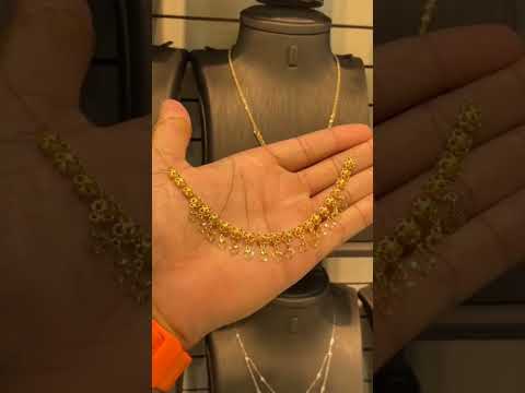 Latest Simple And Beautiful Gold Necklace Design#viralshortvideo.