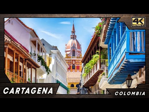 Cartagena ● Colombia 🇨🇴 【4K】 Aerial Cinematic Drone Travel Video [2024]