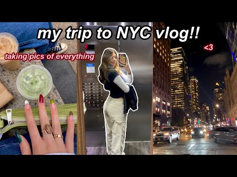 NEW YORK for the weekend! VLOG (coffee, met, thrifting, fall weather)