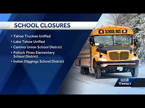 More Northern California schools cancel, delay classes due to snow