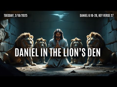 God is with us in the trials | DANIEL IN THE LION’S DEN | Daily Bread | 2-18-25