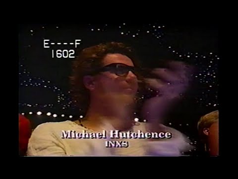 Michael Hutchence of INXS at the World Music Awards in 1994