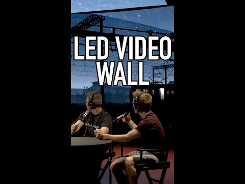 LED Video Wall - Controlling Environment in Real Time! #shorts