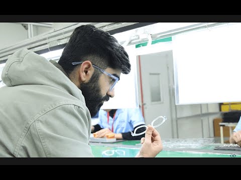 How are the VIRAL Lenskart Hustlr Glasses Made | Inside Lenskart Manufacturing Factory | #Shorts