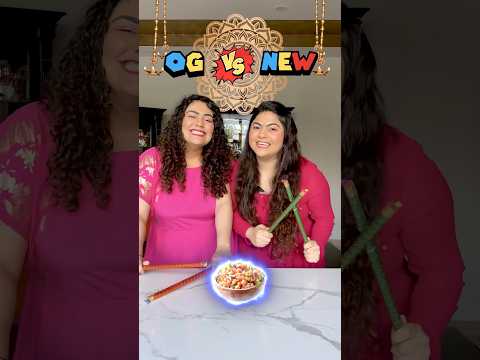 🪔OG vs. New Navratri Chaat Challenge! #foodchallenge #navaratri