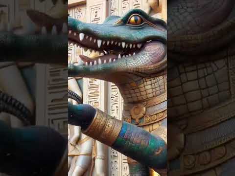 Sobek- Egyptian mythology #egyptianmythology #godofwar #god #mythologyexplained