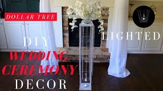 DIY Wedding Ceremony Decorations | Dollar Tree Wedding Decorations | Wedding Aisle Decorations