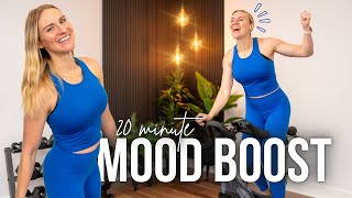 20 minute MOOD BOOSTING Indoor Cycling Workout